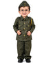 Subhash Chandra Bose Freedom Fighter Kids Fancy Dress Costume - Green