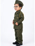 Subhash Chandra Bose Freedom Fighter Kids Fancy Dress Costume - Green
