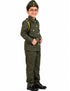 Subhash Chandra Bose Freedom Fighter Kids Fancy Dress Costume - Green