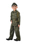 BookMyCostume Subhash Chandra Bose Freedom Fighter Kids Fancy Dress Costume - Green