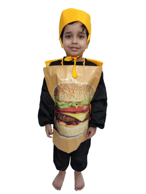 Burger Fast Food Kids Fancy Dress Costume