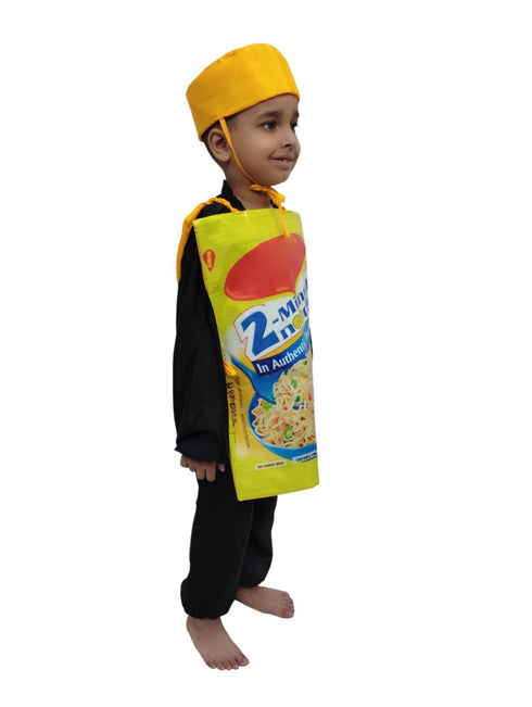 BookMyCostume Polyester Instant Noodles Kids Fancy Dress Costume