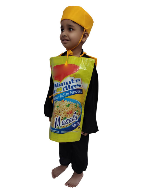 BookMyCostume Polyester Instant Noodles Kids Fancy Dress Costume
