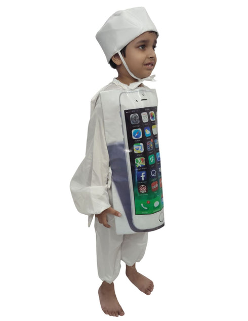 Mobile Phone Digital India Kids Fancy Dress Costume