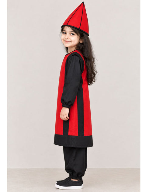Pencil Daily-Life Objects Kids Fancy Dress Costume