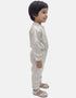 Silver Jumpsuit Fancy Dress Costume