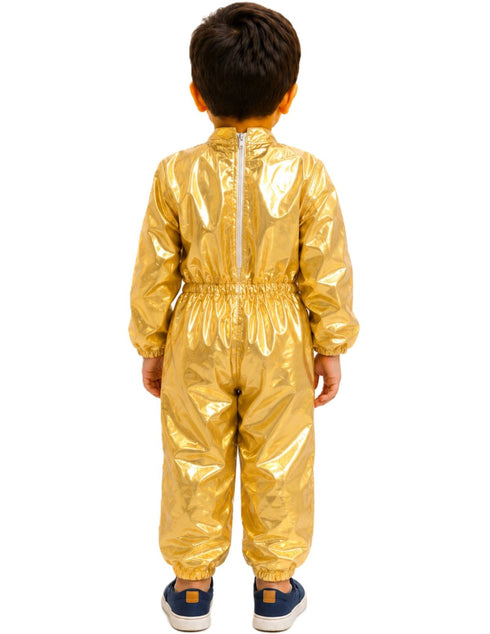 Golden Jumpsuit Fancy Dress Costume