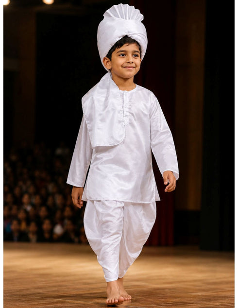 Haryanvi Boy Indian State Traditional Kids & Adult Fancy Dress Costume