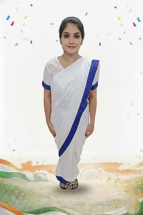 Indira Gandhi Politician Leader Ex-Prime Minister Saree Kids Fancy Dress Costume