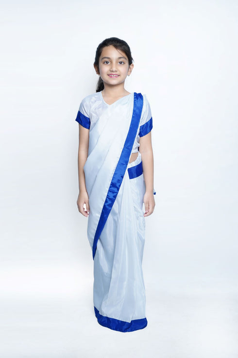 Indira Gandhi Politician Leader Ex-Prime Minister Saree Kids Fancy Dress Costume