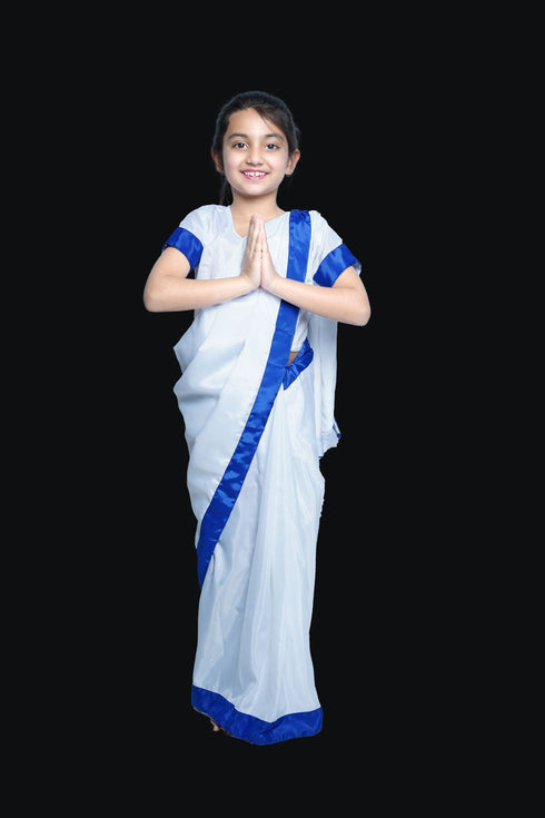 Indira Gandhi Politician Leader Ex-Prime Minister Saree Kids Fancy Dress Costume