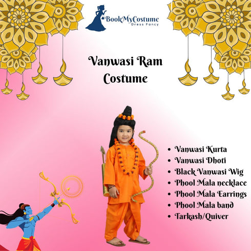 BookMyCostume Vanwasi Ram Ramlila Character Kids Fancy Dress Costume