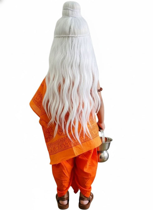 Raavana Sita Haran Sadhu Vesh | Guru Vashistha | Shukracharya Ramayan Fancy Dress Costume for Kids | Ramleela Mythological Dress for Boys | Ramleela Costume for Kids