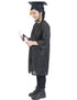 Black Graduate Convocation Degree Graduation Day Gown & Cap Kids & Adults Fancy Dress Costume