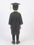 Black Graduate Convocation Degree Graduation Day Gown & Cap Kids & Adults Fancy Dress Costume