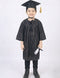 Black Graduate Convocation Degree Graduation Day Gown & Cap Kids & Adults Fancy Dress Costume