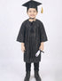 Black Graduate Convocation Degree Graduation Day Gown & Cap Kids & Adults Fancy Dress Costume