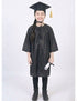 Black Graduate Convocation Degree Graduation Day Gown & Cap Kids & Adults Fancy Dress Costume