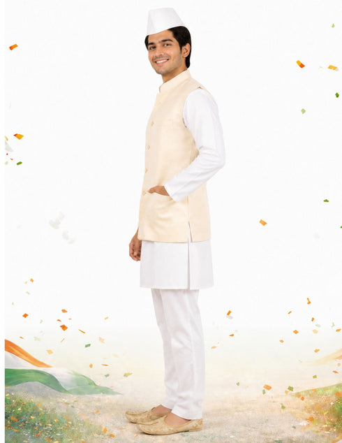 Pandit Ji Jawahar Lal Nehru First Indian Prime Minister National Leader for Boys Kids Adult Fancy Dress Costume