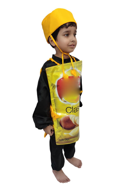 Chips Lays Fast Food Kids Fancy Dress Costume