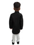 BookMyCostume Black Achkan with White Churidar Pyjama Fancy Dress Costume