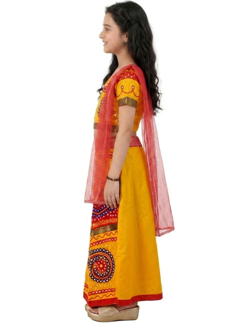 Gujarati Indian State Fancy Dress Garba Navratri Girls Costume