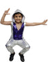 BookMyCostume Western Dance Costume for Boys - Purple & Silver - Tshirt with Trousers - Premium