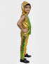 Western Dance Costume for Boys - Green & Golden - Tshirt with Trousers - Premium