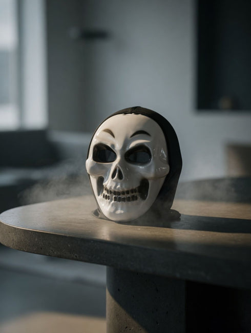 Skeleton Ghost Mask Adult & Kids Fancy Dress Costume Accessory for Halloween