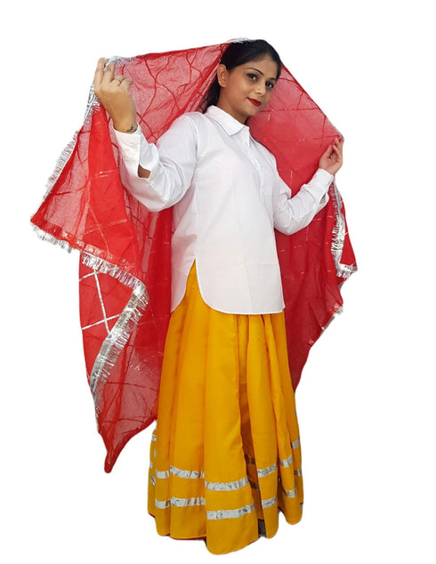BookMyCostume Haryana State Traditional Thel Costume for Girls and Women