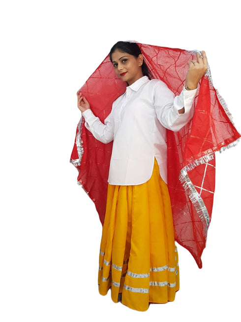 BookMyCostume Haryana State Traditional Thel Costume for Girls and Women