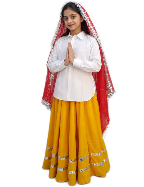 Haryana State Traditional Thel Costume for Girls and Women