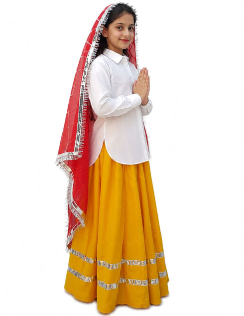 Haryana State Traditional Thel Costume for Girls and Women