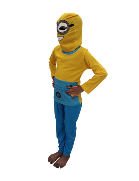 Yellow Childlike Cartoon Character (Despicable Me) Kids Fancy Dress Costume | Standard