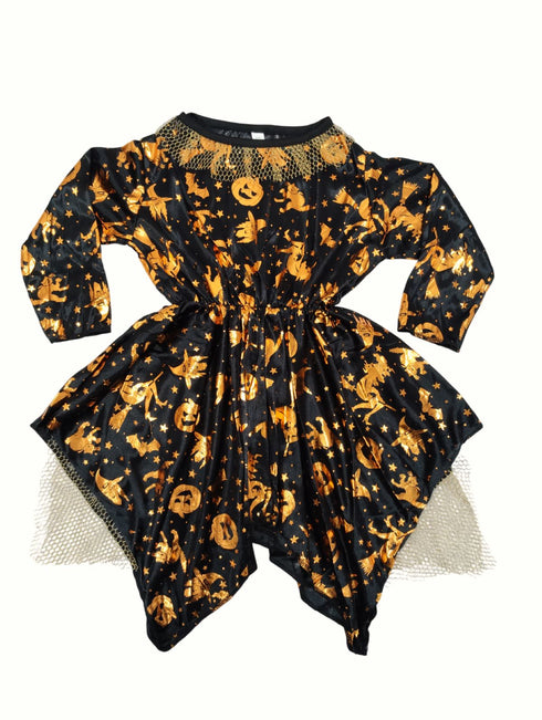 Starry Witch Kids Fancy Dress Costume | Halloween Theme | Imported