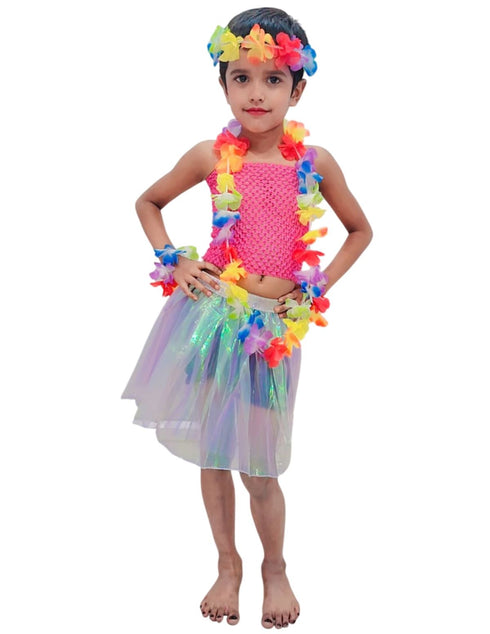 Hawaiian Hula Fancy Dress Costume for Girls and Females