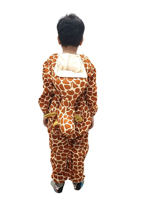 BookMyCostume African Giraffe Tall Animal Kids Fancy Dress Costume