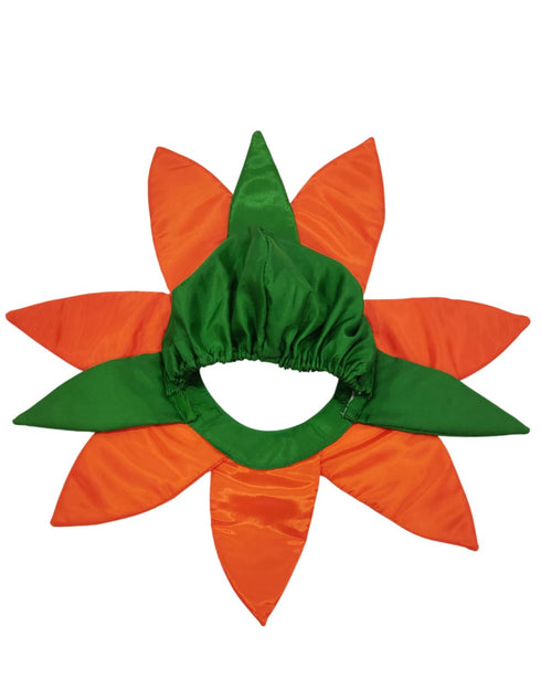 BookMyCostume Orange Flower Kids Fancy Dress Costume