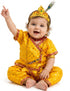 Shri Krishna Kanha Kanhaiya Polka Dots Kids & Adult Fancy Dress Costume 10 Pcs Set with Accessories