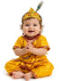 Shri Krishna Kanha Kanhaiya Polka Dots Kids & Adult Fancy Dress Costume 10 Pcs Set with Accessories