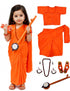 Meera Mirabai Krishna Lover and Devotee Kids Fancy Dress Costume for Girls & Women