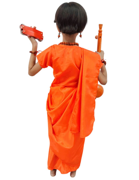 BookMyCostume Meera Mirabai Krishna Lover and Devotee Kids Fancy Dress Costume for Girls & Women