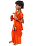 BookMyCostume Meera Mirabai Krishna Lover and Devotee Kids Fancy Dress Costume for Girls & Women