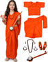 Meera Mirabai Krishna Lover and Devotee Kids Fancy Dress Costume for Girls & Women