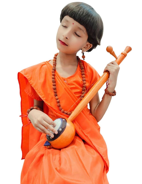 BookMyCostume Meera Mirabai Krishna Lover and Devotee Kids Fancy Dress Costume for Girls & Women