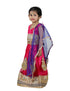 BookMyCostume Radha Garba Lehenga Choli Girls Fancy Dress Costume for Girls with Jewellery - Premium - Pink