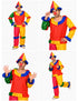 Joker Colorful Clown Kids Adults Fancy Dress Costume