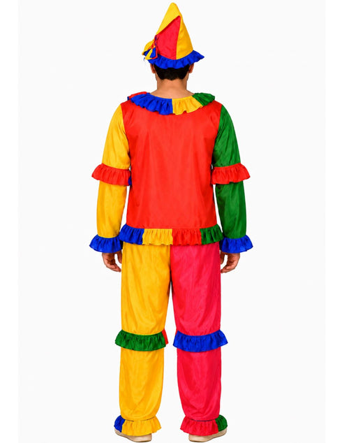 Joker Colorful Clown Kids Adults Fancy Dress Costume