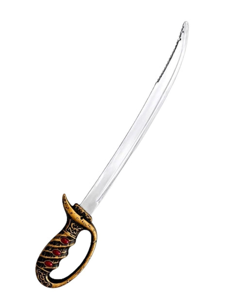 Sword Indian Talwar Plastic Toy Accessory for Kids and Adults Fancy Dress Costume