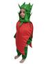 BookMyCostume Red Chilli Lal Mirch Vegetable Kids Fancy Dress Costume